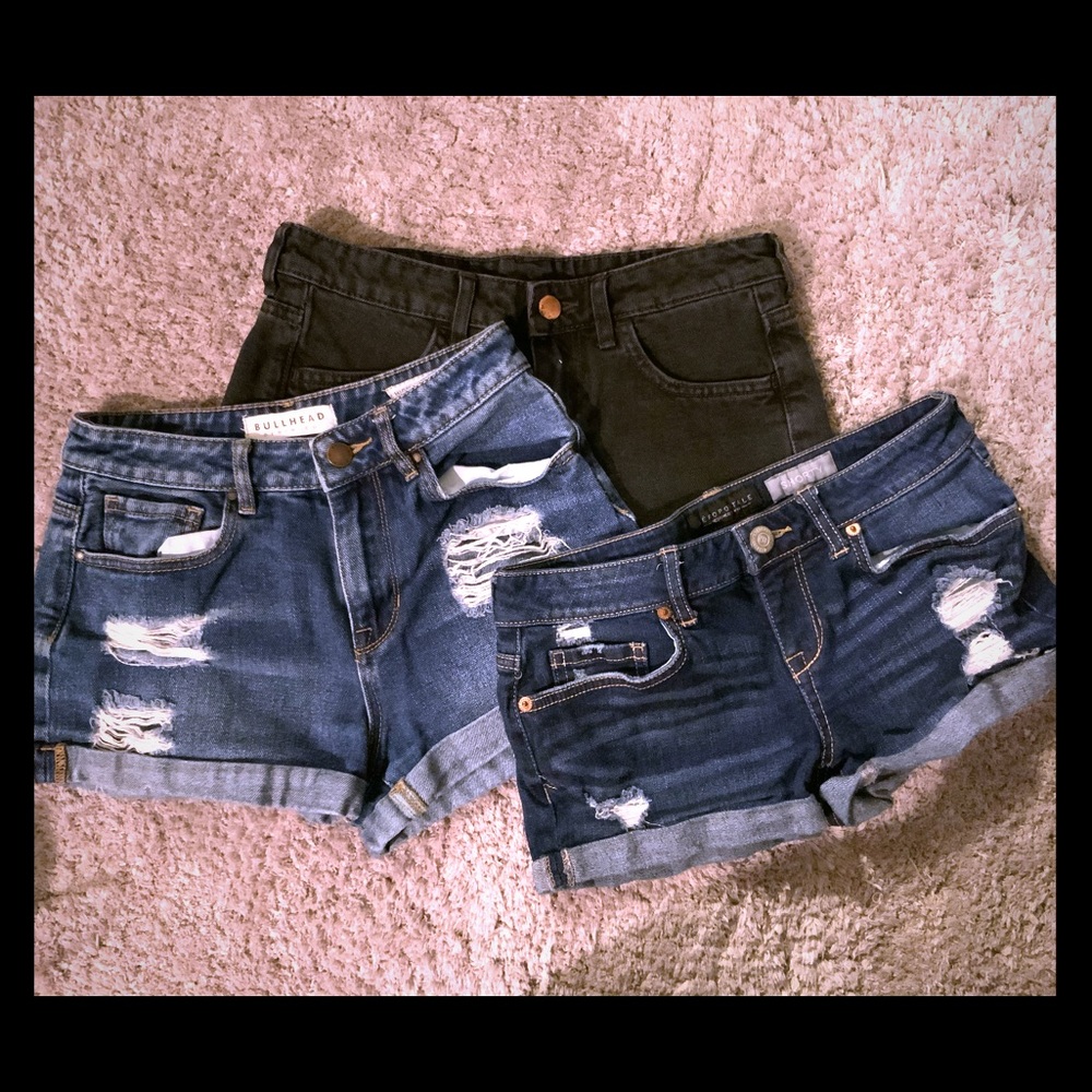 🌺Bullhead Denim Co Short Bundle! Size 0/25